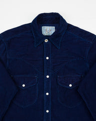 Freenote Packard Western Shirt - Indigo Corduroy - Standard & Strange