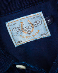 Freenote Packard Western Shirt - Indigo Corduroy - Standard & Strange