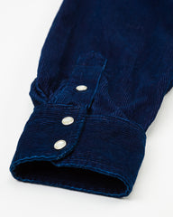 Freenote Packard Western Shirt - Indigo Corduroy - Standard & Strange