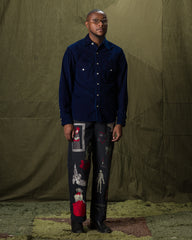 Freenote Packard Western Shirt - Indigo Corduroy - Standard & Strange