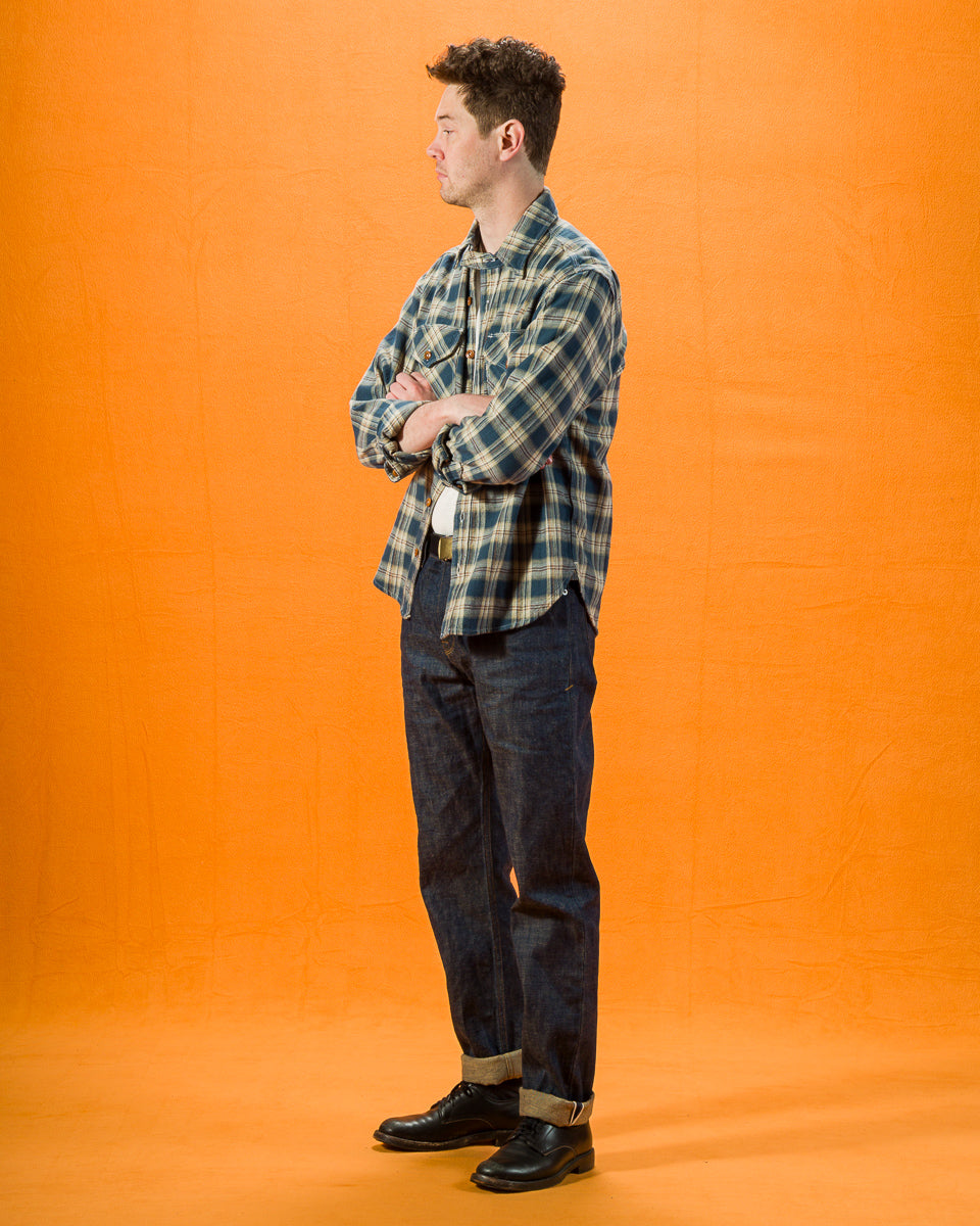 Freenote Portola Classic Taper - 13oz Natural Rinsed Denim - Standard & Strange