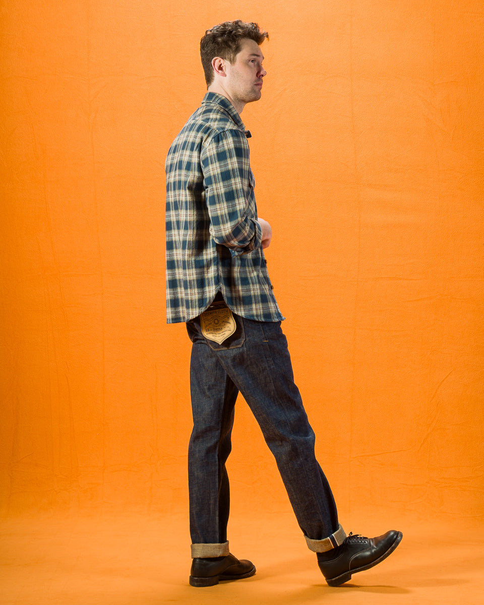 Freenote Portola Classic Taper - 13oz Natural Rinsed Denim - Standard & Strange