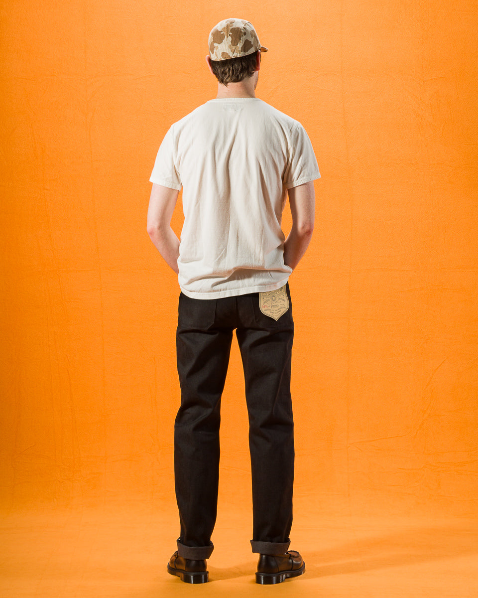 Freenote Portola Classic Taper - 14.25oz Black/Gray Selvedge - Standard & Strange