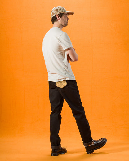 Freenote Portola Classic Taper - 14.25oz Black/Gray Selvedge - Standard & Strange