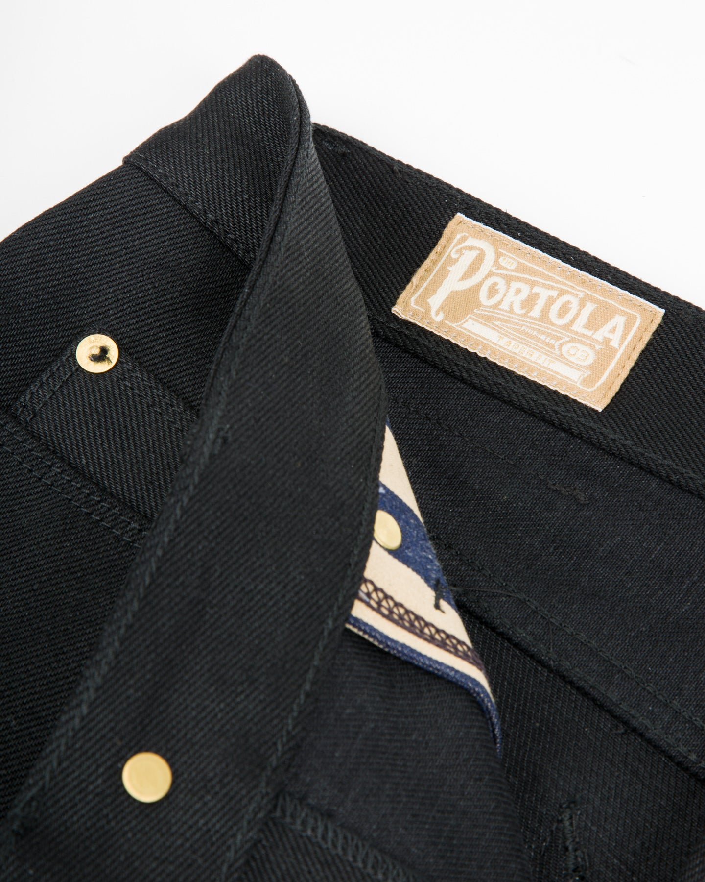 Freenote Portola Classic Taper - 15.75oz Black/Black - Standard & Strange