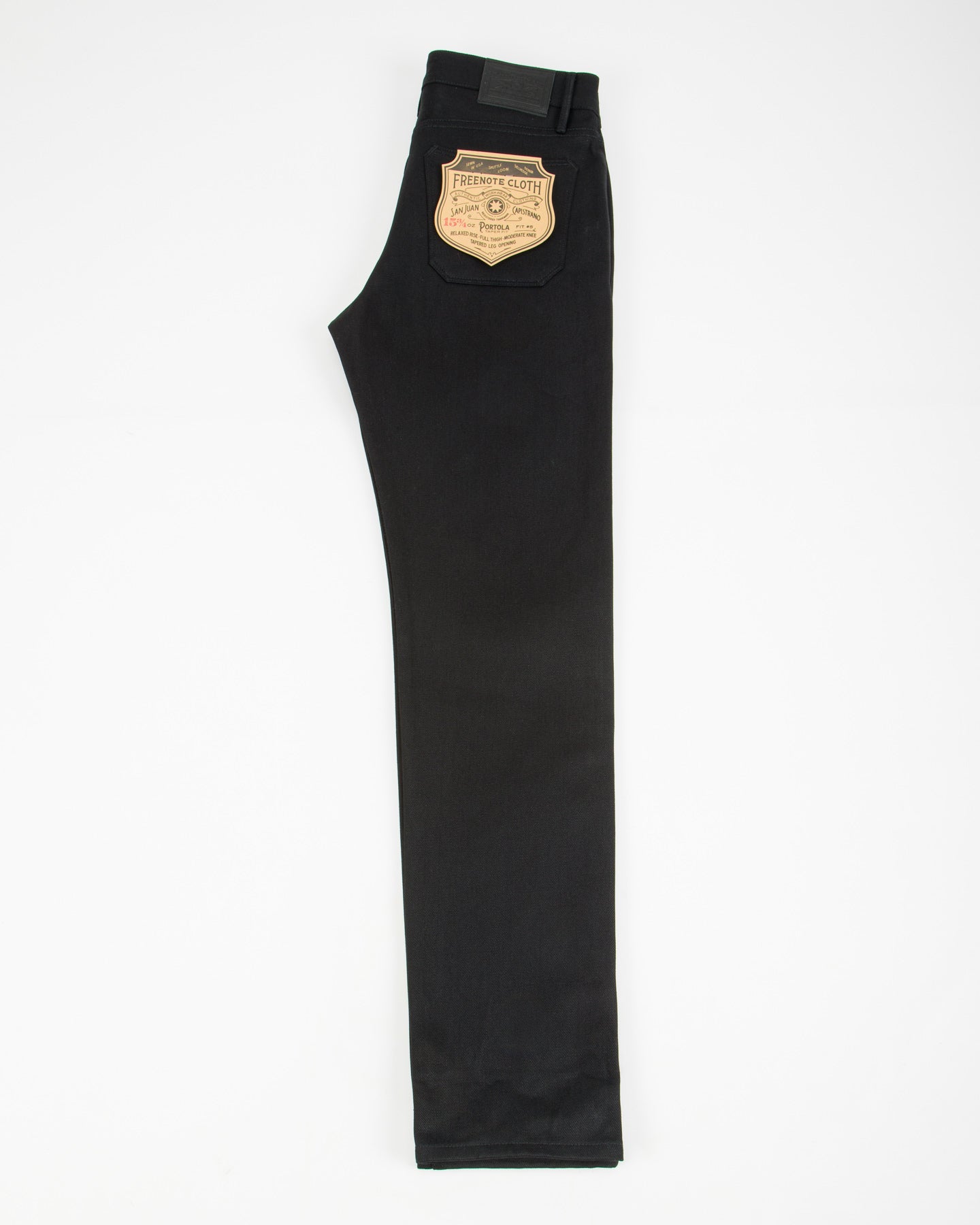 Freenote Portola Classic Taper - 15.75oz Black/Black - Standard & Strange