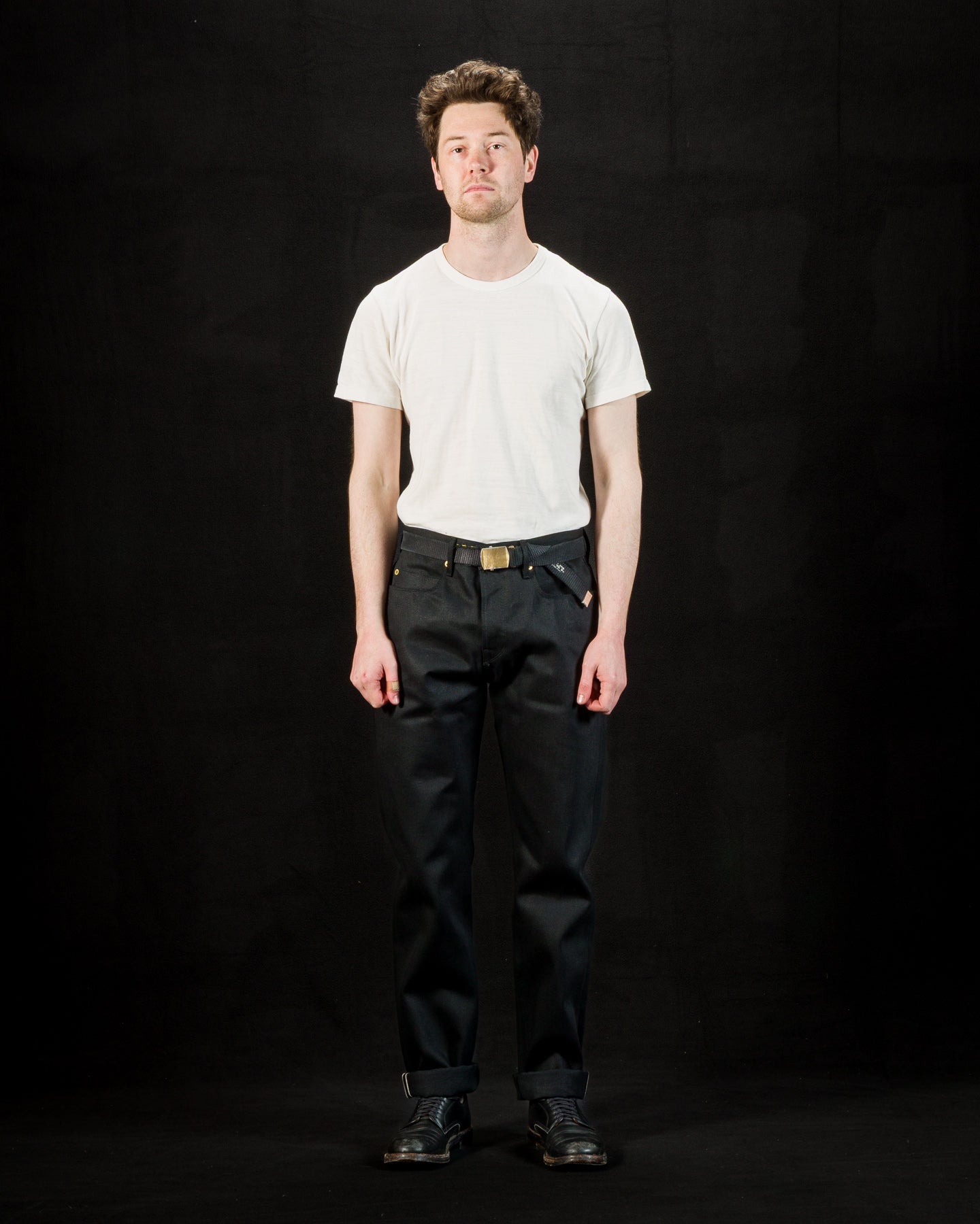 Freenote Portola Classic Taper - 15.75oz Black/Black - Standard & Strange