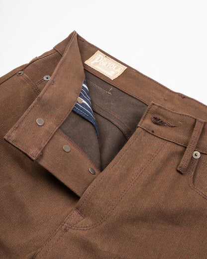 Freenote Portola Classic Taper - 15oz Dark Brown Denim - Standard & Strange