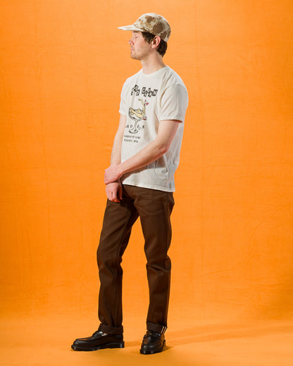 Freenote Portola Classic Taper - 15oz Dark Brown Denim - Standard & Strange