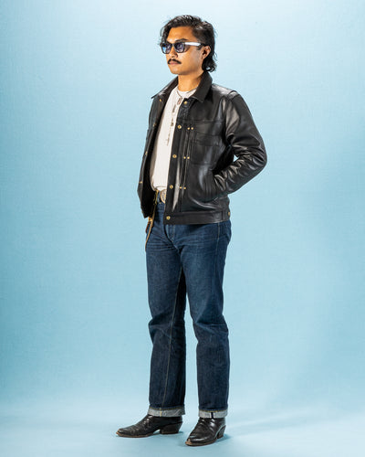 Freenote RJ-1 Jacket - Black Boston - Standard & Strange