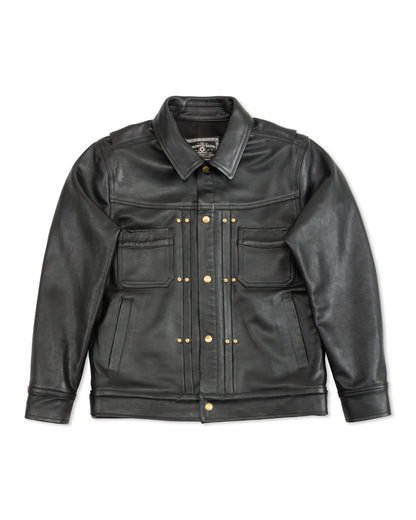 Freenote RJ-1 Jacket - Black Leather - Standard & Strange