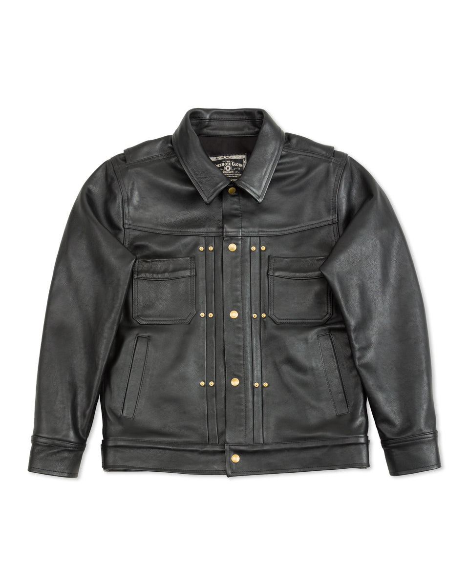 Freenote RJ-1 Jacket - Black Leather - Standard & Strange
