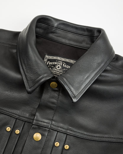Freenote RJ-1 Jacket - Black Leather - Standard & Strange