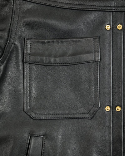 Freenote RJ-1 Jacket - Black Leather - Standard & Strange