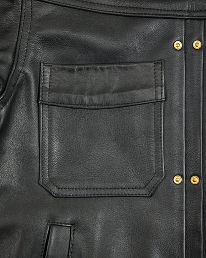 Freenote RJ-1 Jacket - Black Leather - Standard & Strange