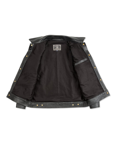 Freenote RJ-1 Jacket - Black Leather - Standard & Strange