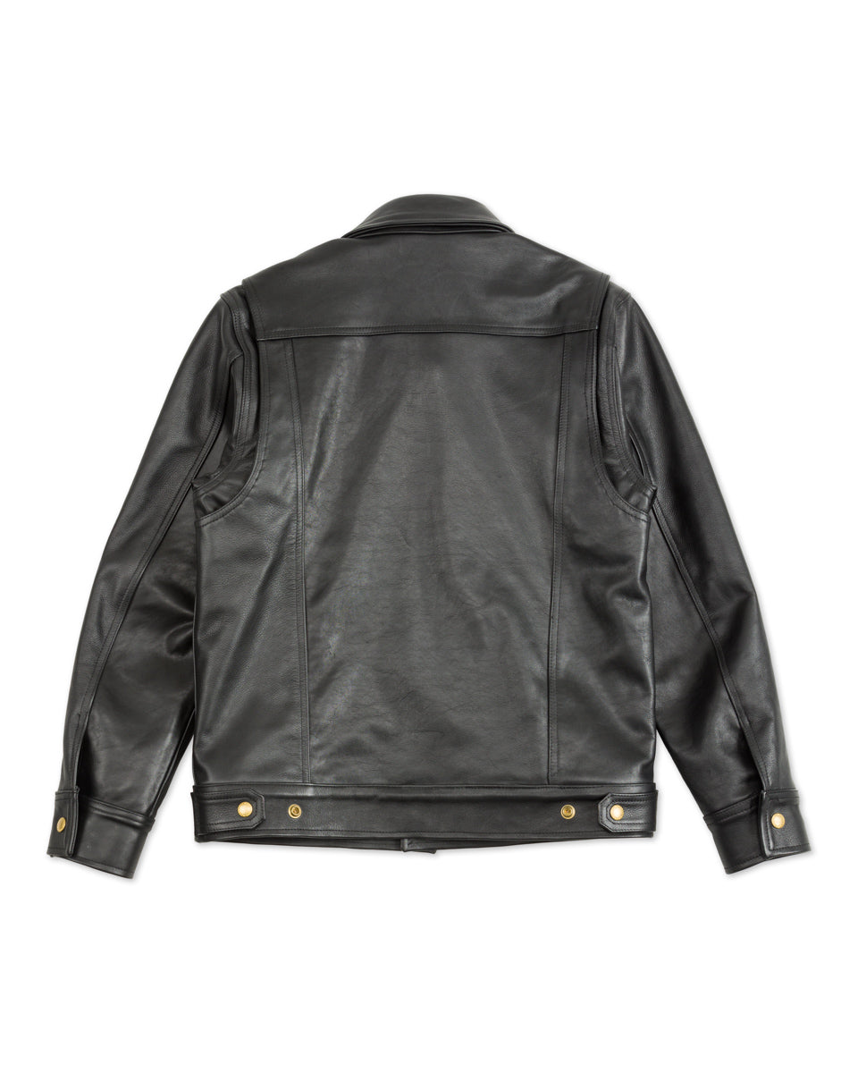 Freenote RJ-1 Jacket - Black Leather - Standard & Strange