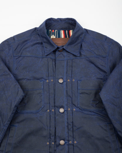 Freenote RJ-1 Jacket - Navy Waxed Canvas - Standard & Strange