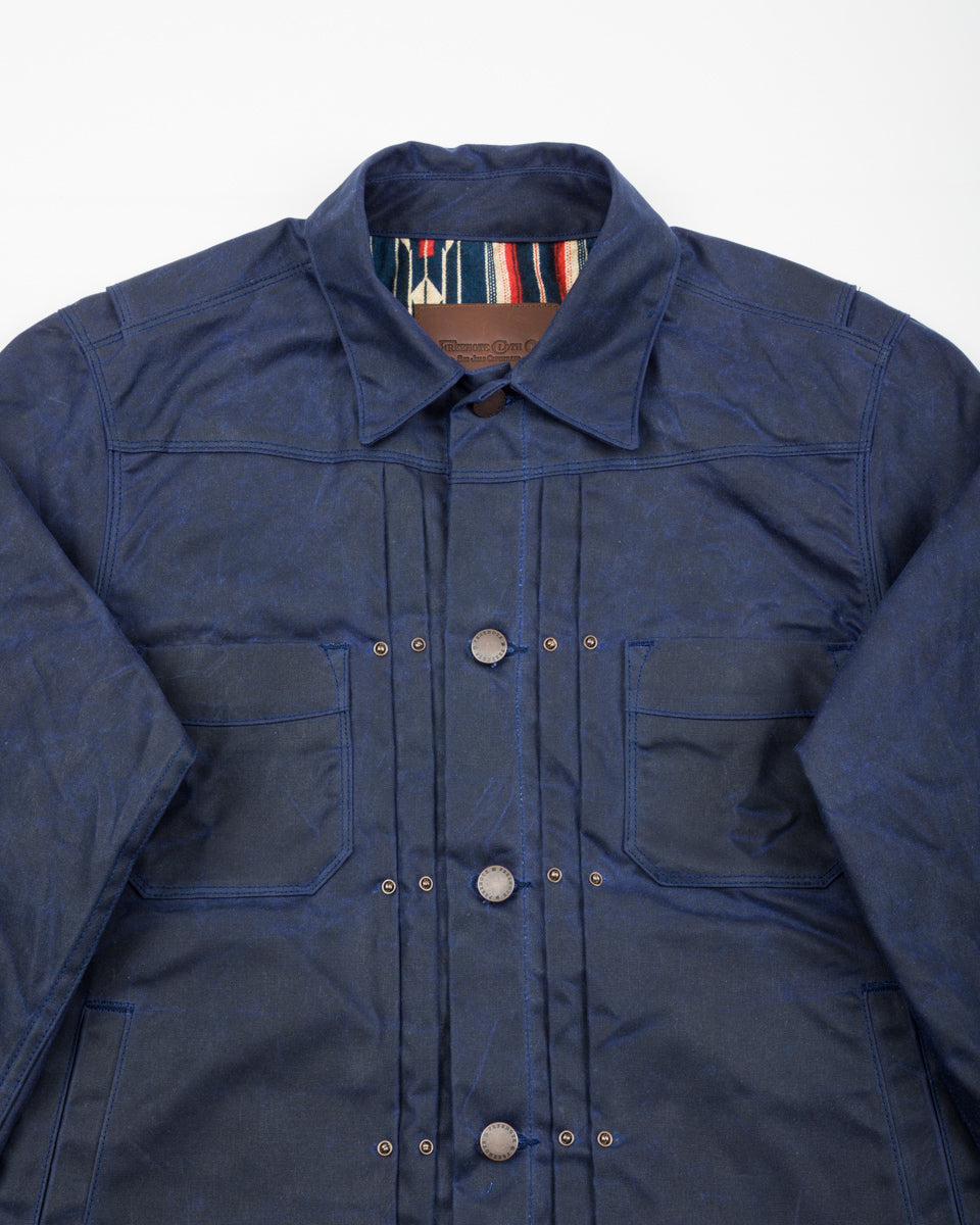 Freenote RJ-1 Jacket - Navy Waxed Canvas - Standard & Strange