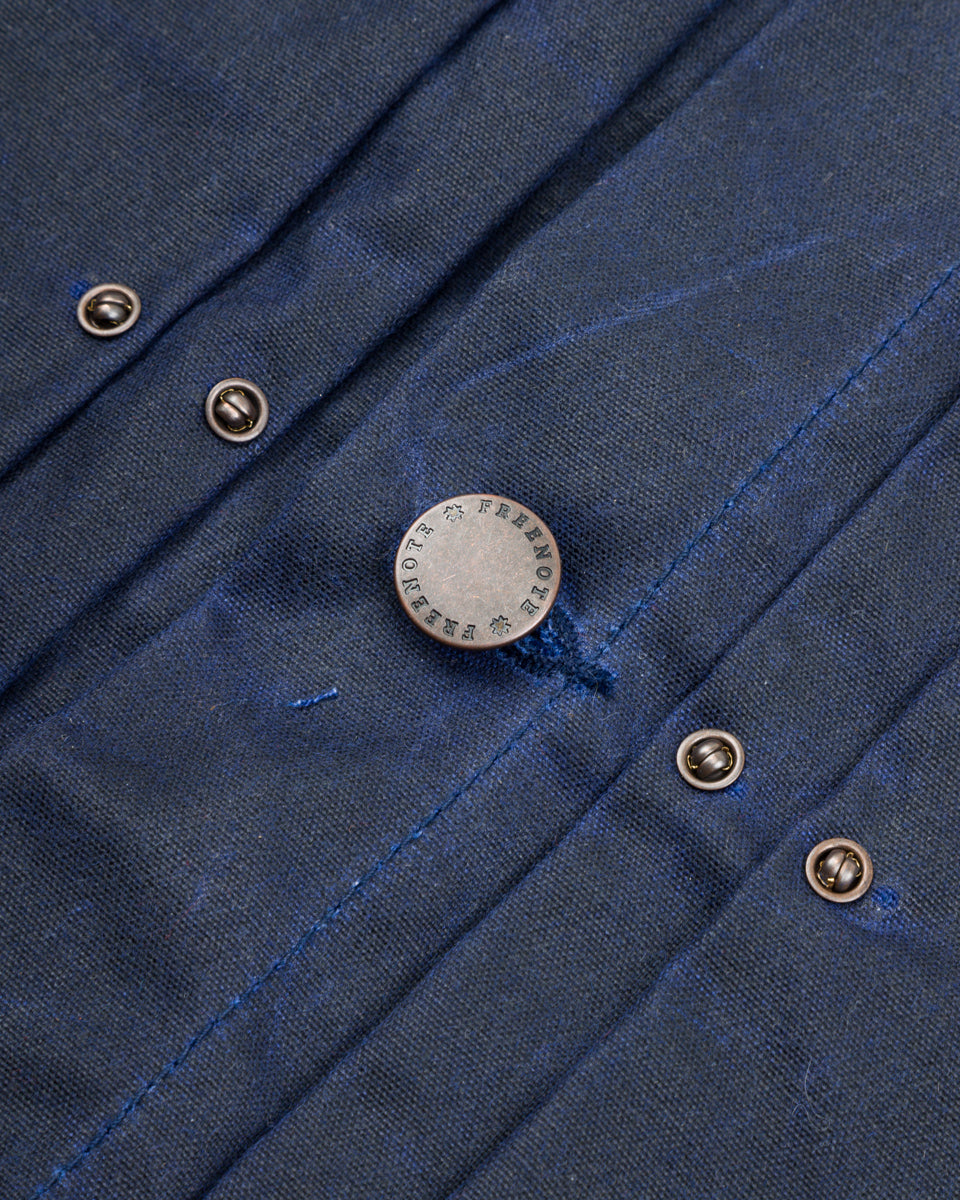 Freenote RJ-1 Jacket - Navy Waxed Canvas - Standard & Strange