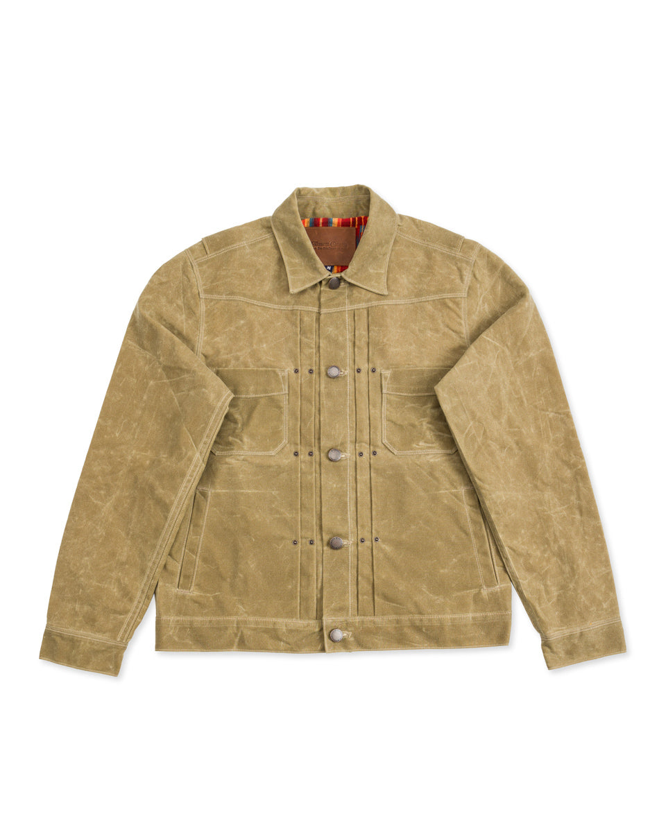 Freenote RJ-1 Jacket - Tobacco Waxed Canvas - Standard & Strange