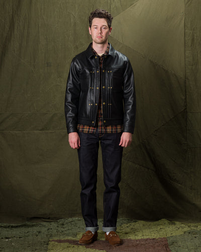 Freenote RJ-1 Jacket - Black Leather - Standard & Strange