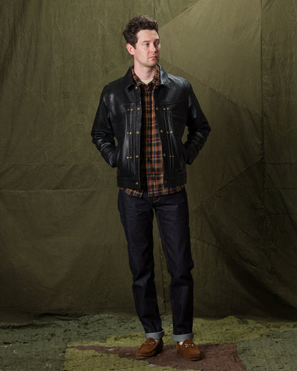Freenote RJ-1 Jacket - Black Leather - Standard & Strange