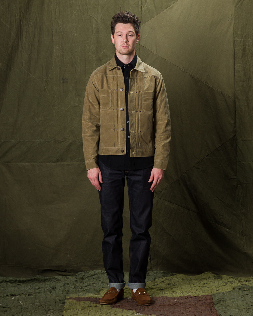Freenote RJ-1 Jacket - Tobacco Waxed Canvas - Standard & Strange