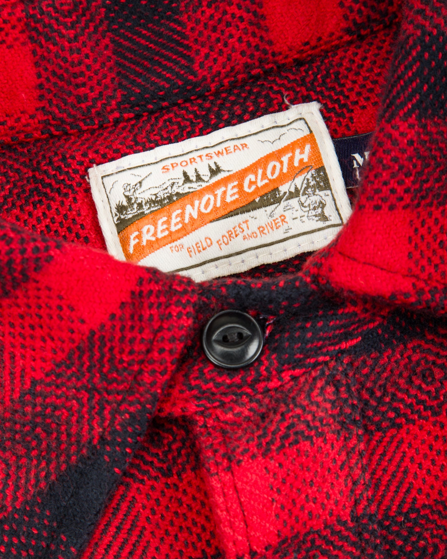 Freenote Scout Shirt - Furnace Red Plaid - Standard & Strange