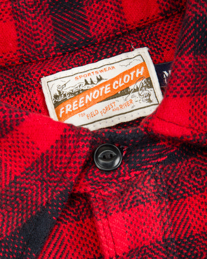 Freenote Scout Shirt - Furnace Red Plaid - Standard & Strange