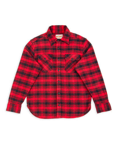 Freenote Scout Shirt - Furnace Red Plaid - Standard & Strange