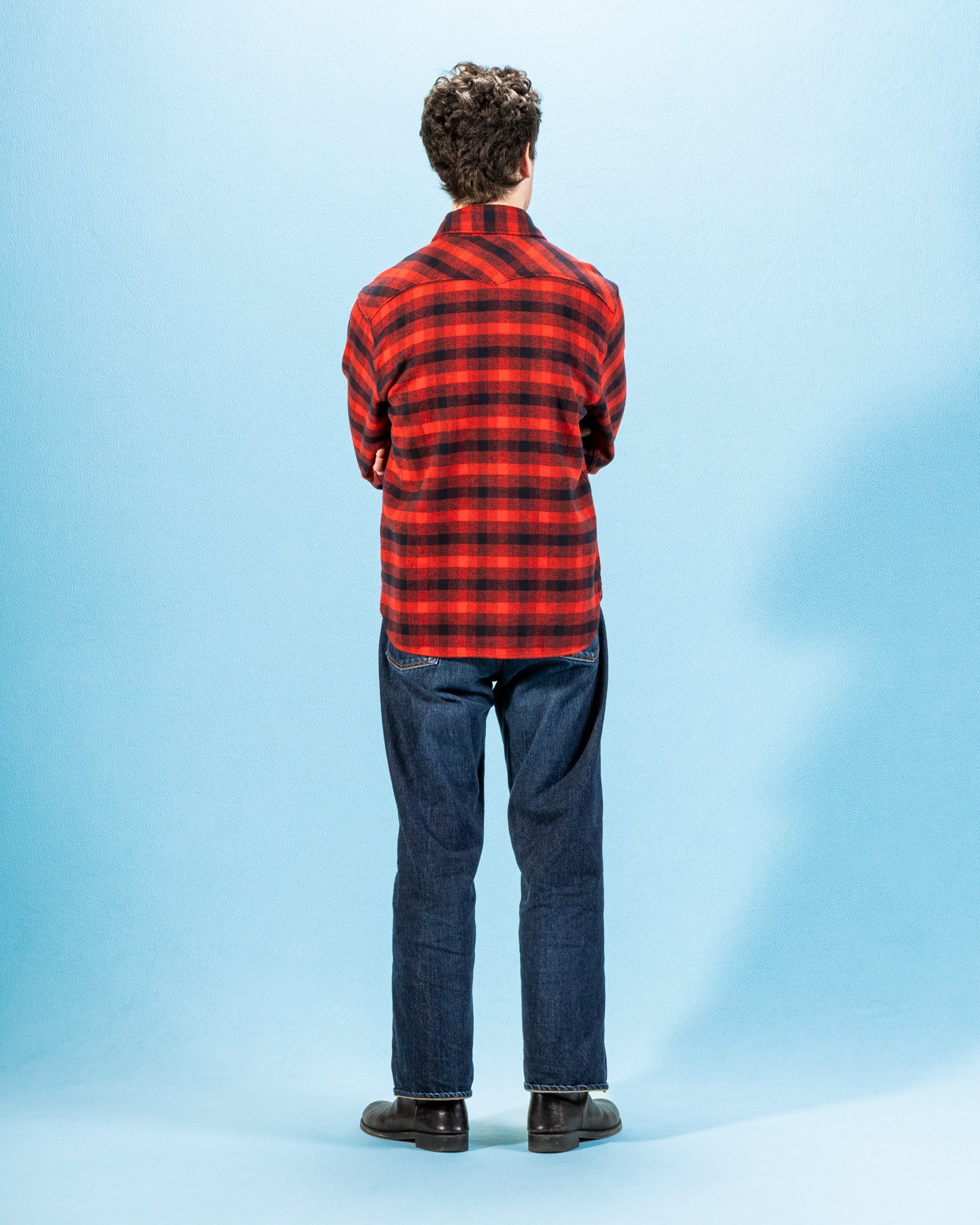 Freenote Scout Shirt - Furnace Red Plaid - Standard & Strange