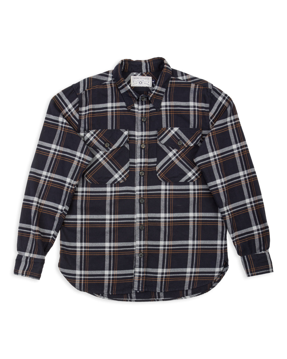 Freenote Utility Shirt - Black Plaid - Standard & Strange