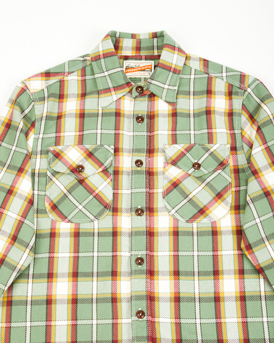 Wells Workshirt - Aloe Green Plaid – Standard & Strange