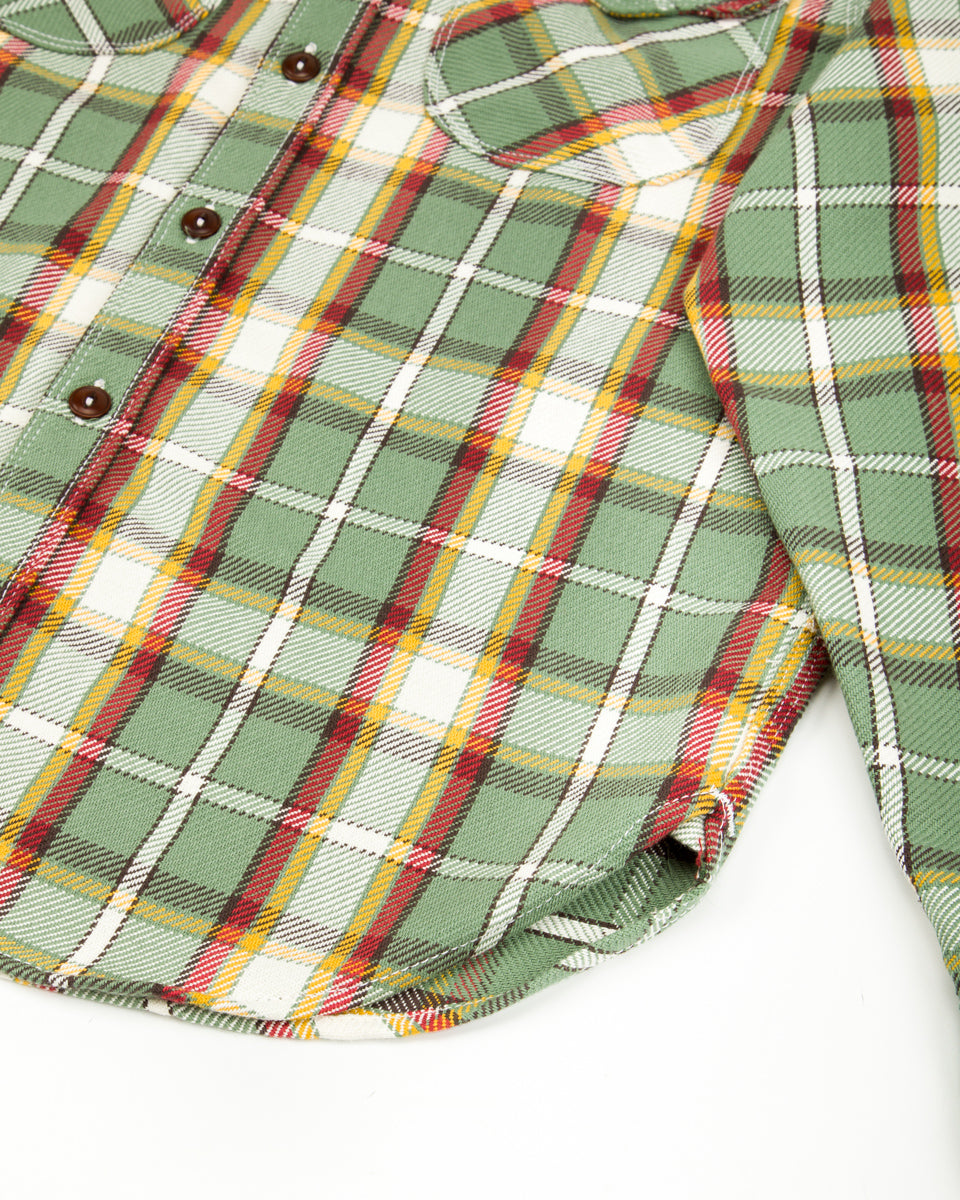 Wells Workshirt - Aloe Green Plaid – Standard & Strange