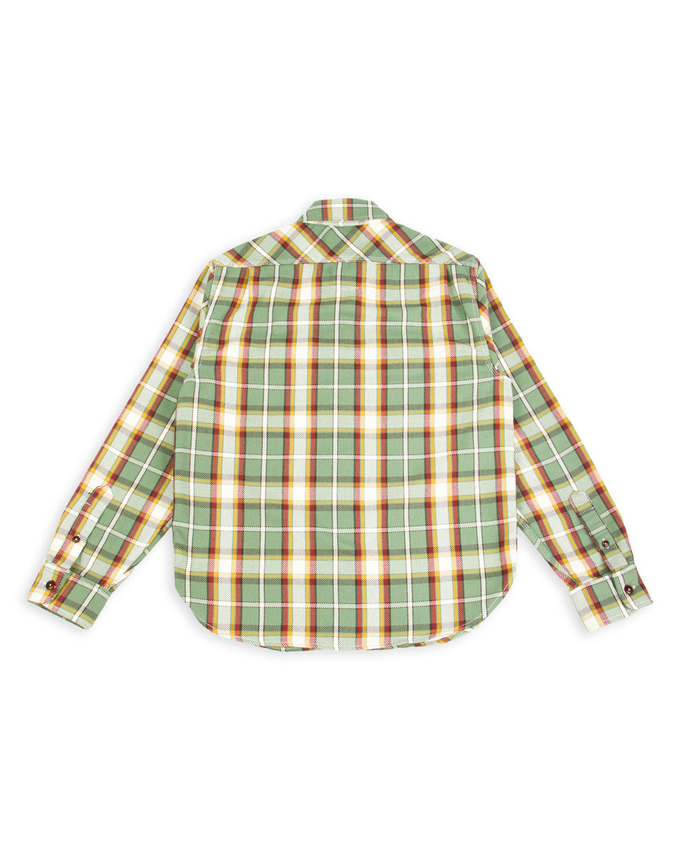 Wells Workshirt - Aloe Green Plaid – Standard & Strange