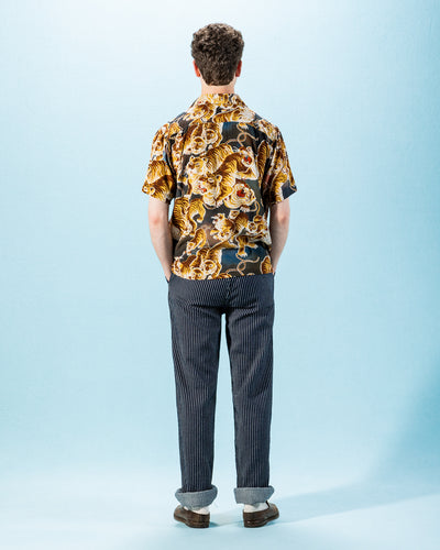 Freenote Western Pant - Blue Dobby Stripe - Standard & Strange