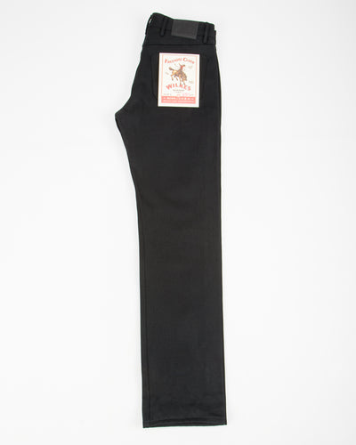 Freenote Wilkes Western - 15.75 oz Black/Black - Standard & Strange