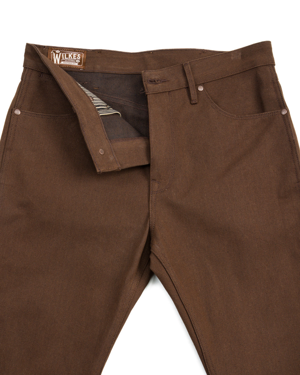 Freenote Wilkes Western - 15oz Dark Brown Denim - Standard & Strange