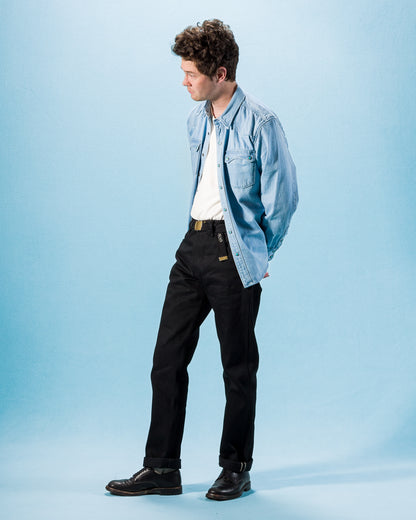 Freenote Wilkes Western - 17oz Black Slub - Standard & Strange