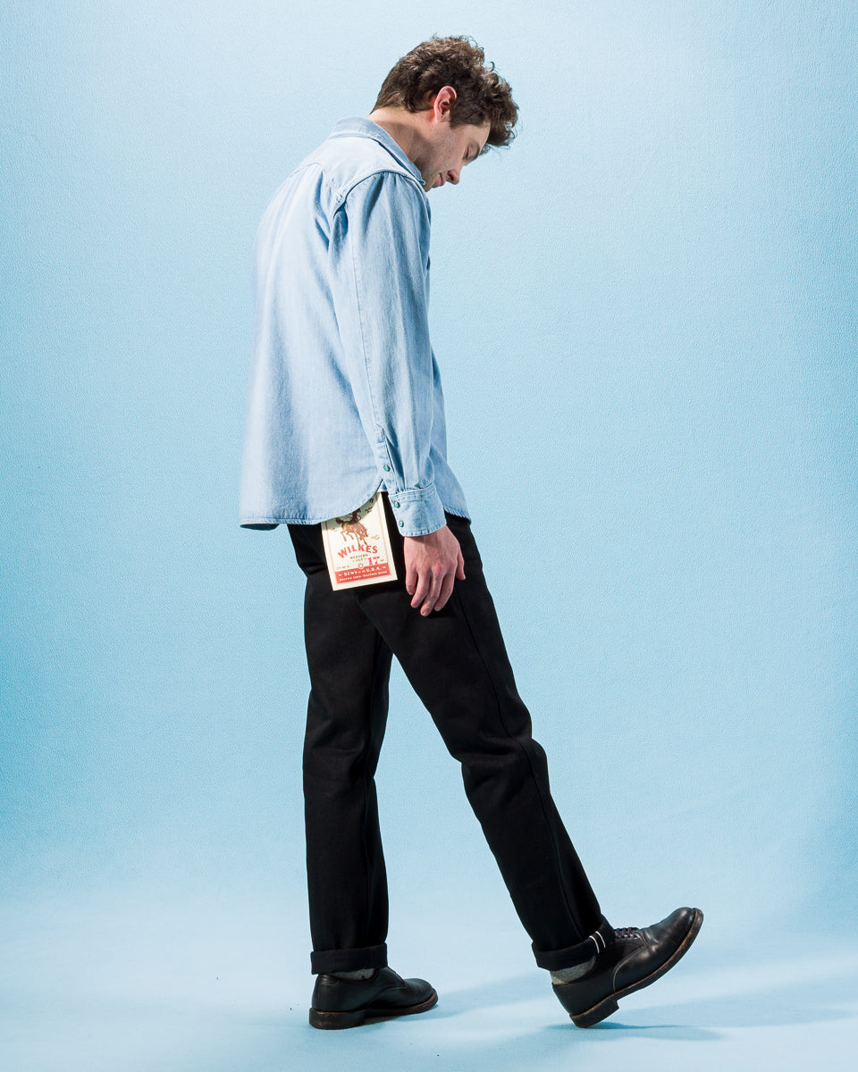 Freenote Wilkes Western - 17oz Black Slub - Standard & Strange