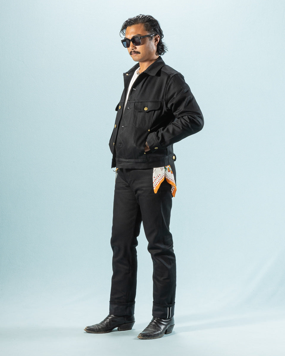 Wilkes Western - Aces High 14oz Black Denim – Standard & Strange