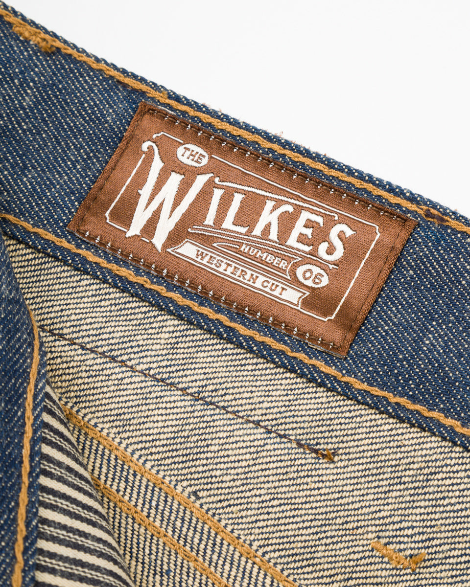 Wilkes Western - 13oz Natural Rinsed Denim – Standard & Strange