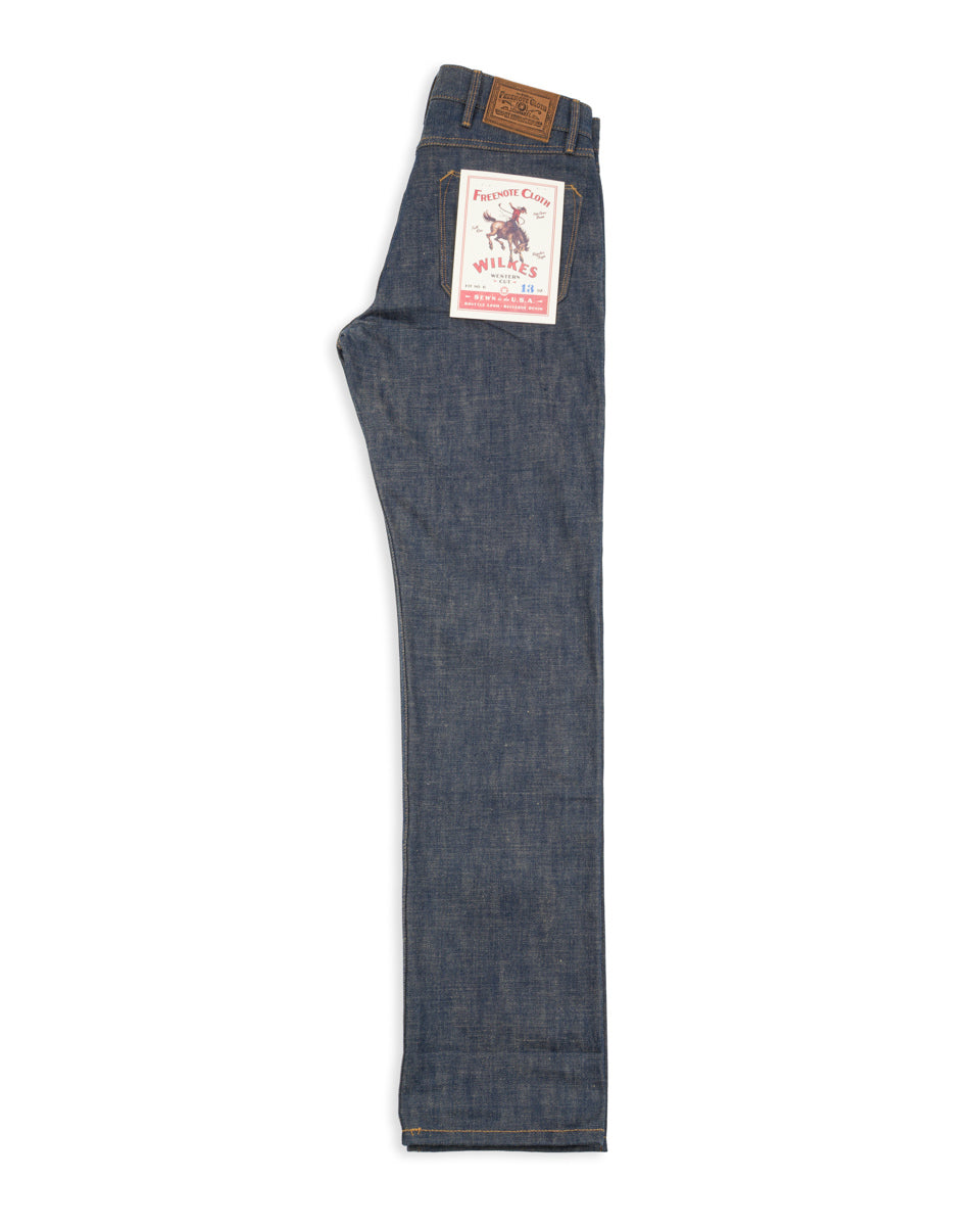 Freenote Wilkes Western - 13oz Natural Rinsed Denim - Standard & Strange