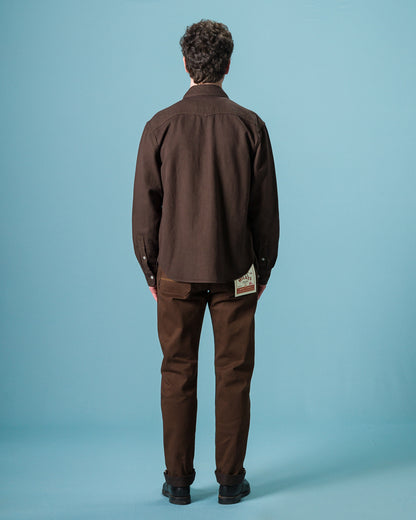 Freenote Wilkes Western - 15oz Dark Brown Denim - Standard & Strange