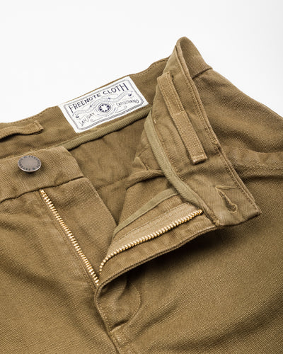 Freenote Workers Chino - 14oz Army - Standard & Strange