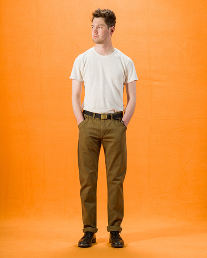 Freenote Workers Chino - 14oz Army - Standard & Strange