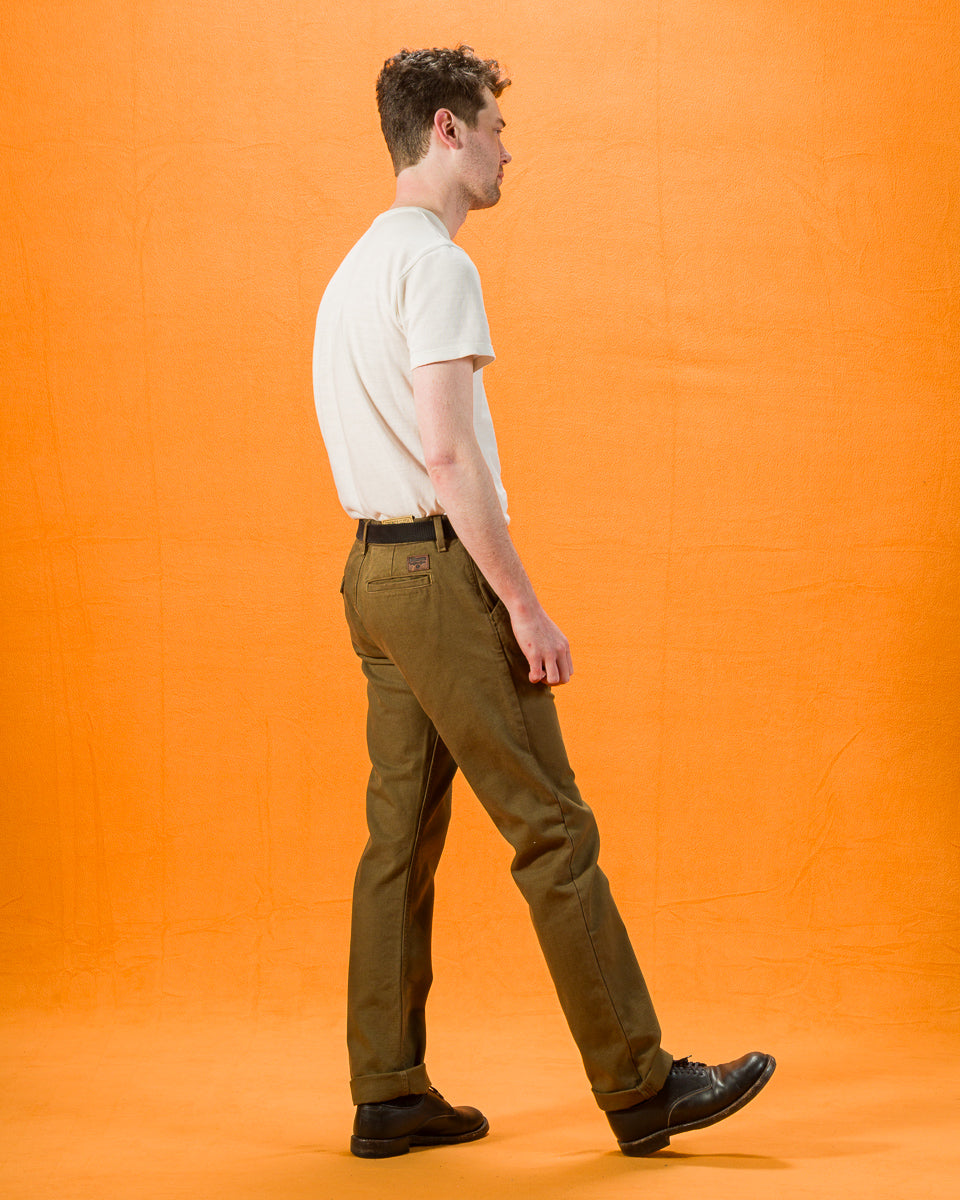 Freenote Workers Chino - 14oz Army - Standard & Strange