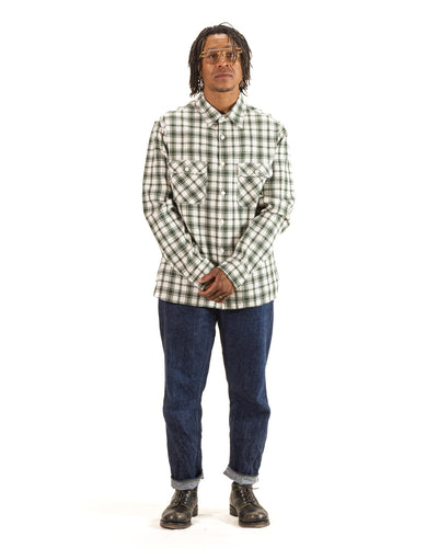 Freenote Benson Shirt - Cactus Green Plaid - Standard & Strange