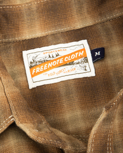 Freenote Bodie Shirt - Brown Shadow Plaid - Standard & Strange